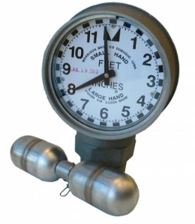 morrison clock gauge, float gauge, oil tank gauge, tank level gauge