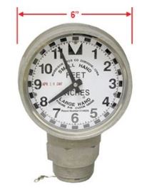 morrison clock gauge, tank level gauge, fuel tank gauge, fuel level gauge